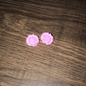 Flower earrings
